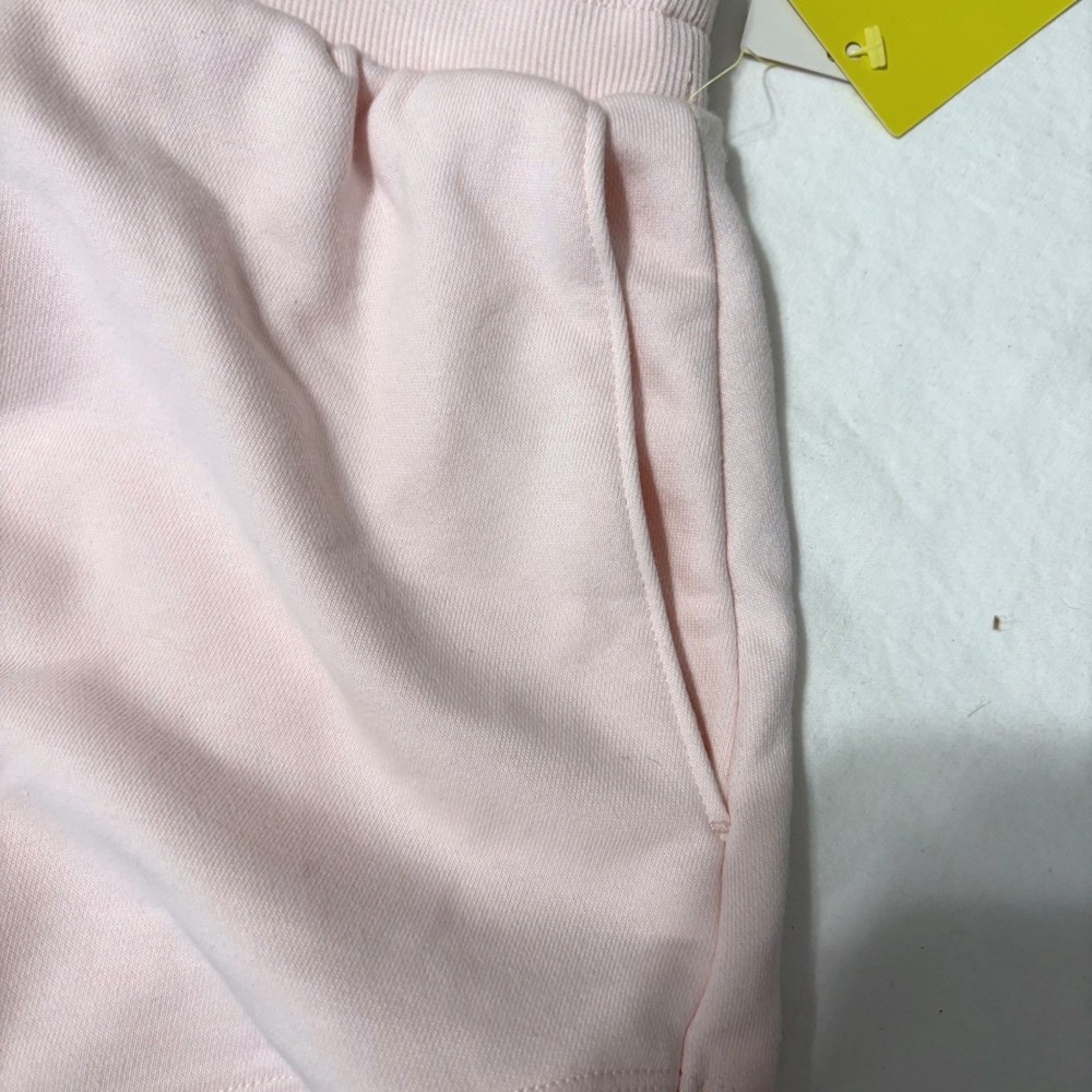 All in Motion Women Active Comfort Shorts Pink High Rise Fleece S 4-6 Athleisure - Picture 7 of 12